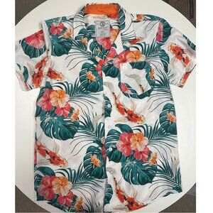 Switch Remarkable Floral Short Sleeve Button Down